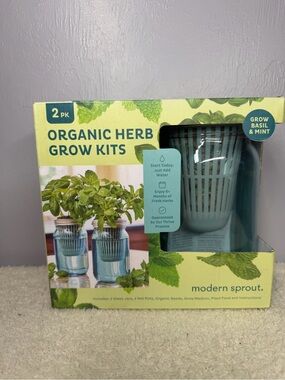 Organic Herb Grow Kit - Blue (2 Pack)